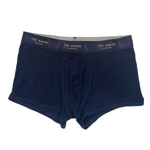 Ted Baker London Men’s Underwear Cotton Stretch Boxer Trunks Navy Size M (5)
